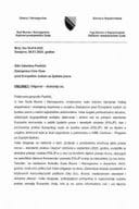 Letter of Ms. Minka Kreho, President of Court of Bosnia and Herzegovina sent to Government Agent Ms. Valentina Pavličić