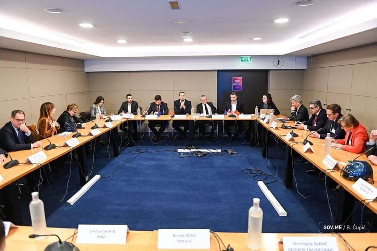 Prime Minister Spajić meets with leaders of top French companies