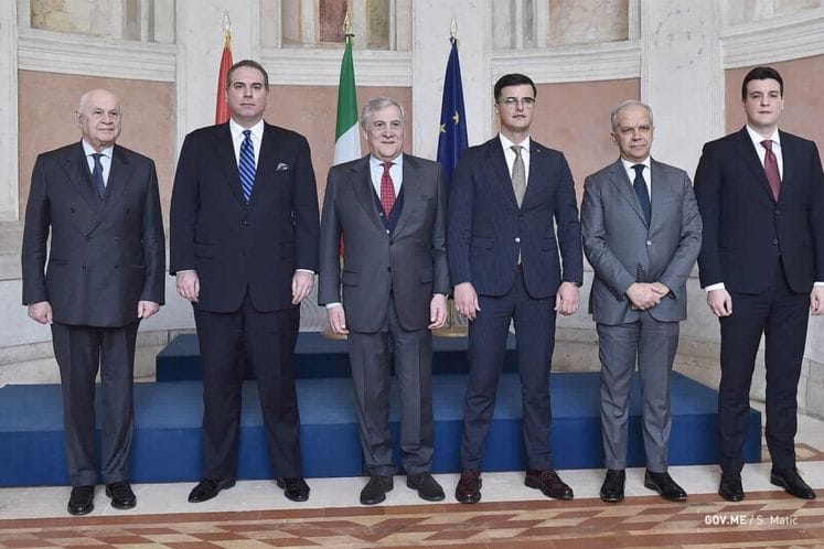 Radni ručak ministara vanjskih unutrašnjih i pravde Crne Gore Italije