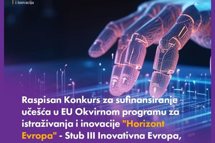 Konkurs "Inovativna Evropa" - stub III programa Horizont Evropa