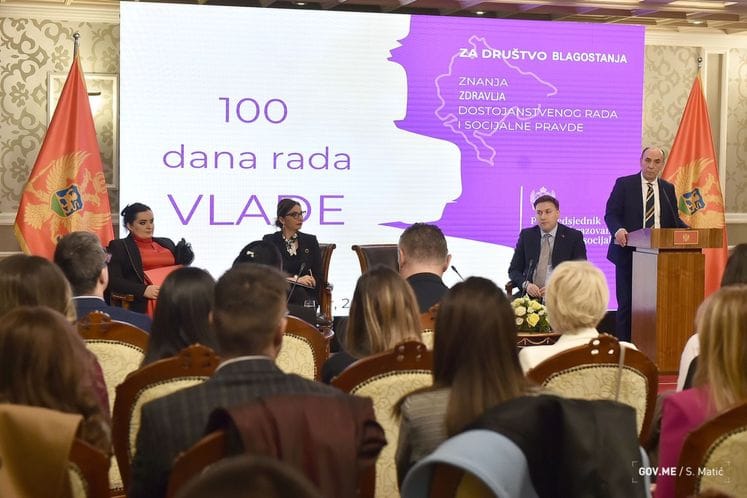 Pres konferencija i panel diskusija povodom obilježavanja 100 dana rada Vlade