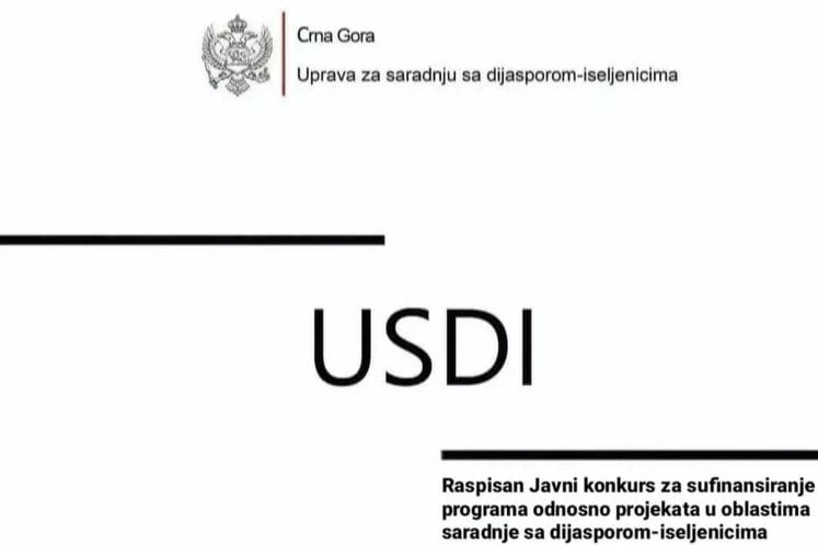 Javni konkurs za sufinansiranje programa odnosno projekata u oblastima saradnje sa dijasporom - iseljenicima u 2024. godini
