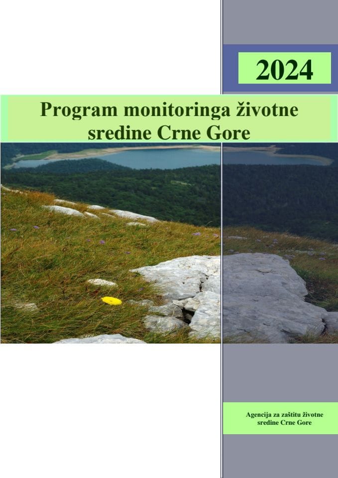 Предлог програма мониторинга животне средине Црне Горе за 2024. годину