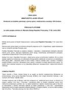 Predlog platforme za radnu posjetu ministra javne uprave mr Marasha Dukaja Republici Francuskoj, 17-20. marta 2024. godine