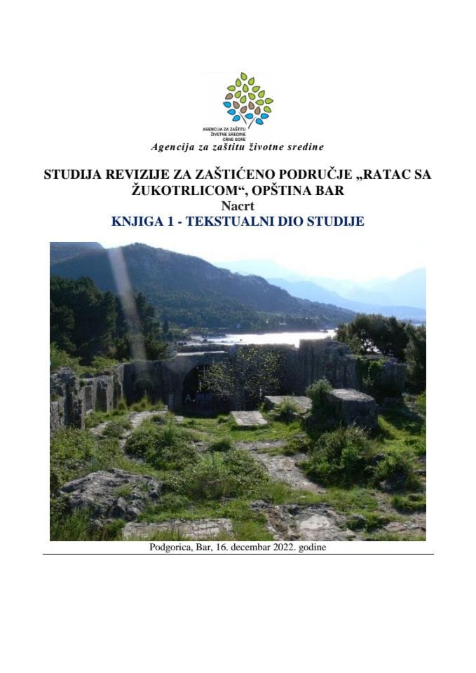 Нацрт студије ревизије застићеног подручја Ратац са Жукотрлицом