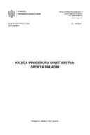 Књига процедура Министарства спорта и младих ажурирана