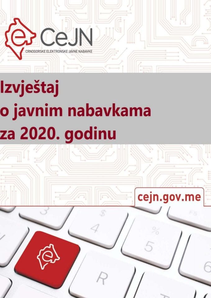 Godišnji izvještaj o javnim nabavkama u Crnoj Gori za 2020. godinu