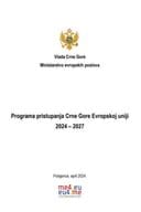 Nacrt Programa pristupanja Crne Gore EU 2024-2027