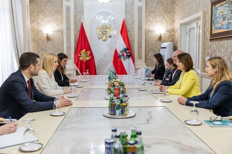 Gorčević sa austrijskom saveznom ministarkom za EU i Ustav Karoline Edštadler