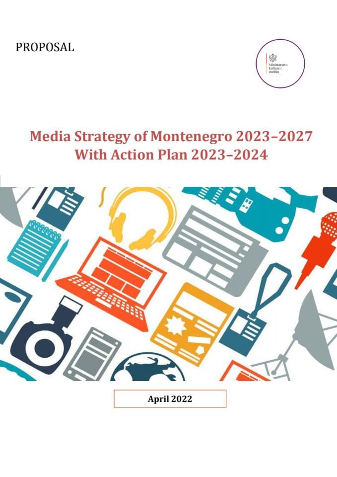 Prijedlog medijske strategije 2023-2027. sa Akcionim planom za period 2023-2024. za prevođenje ENG