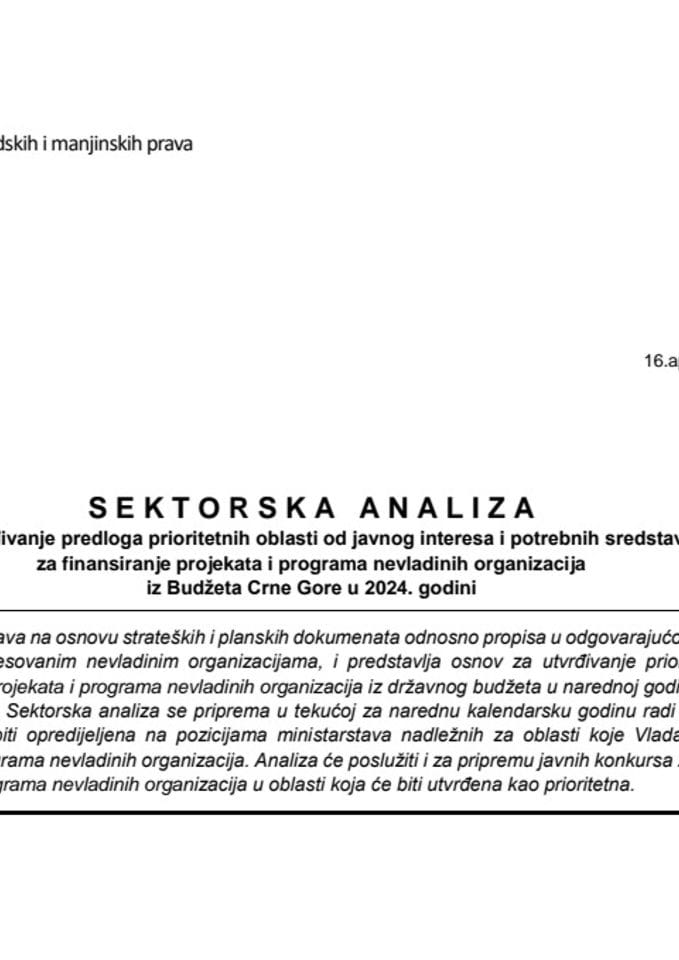 Nacrt Sektorske analize_LGBTI 2025