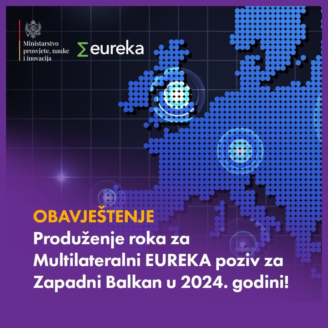 Produženje Roka Za Multilateralni EUREKA Poziv Za Zapadni Balkan U 2024 ...