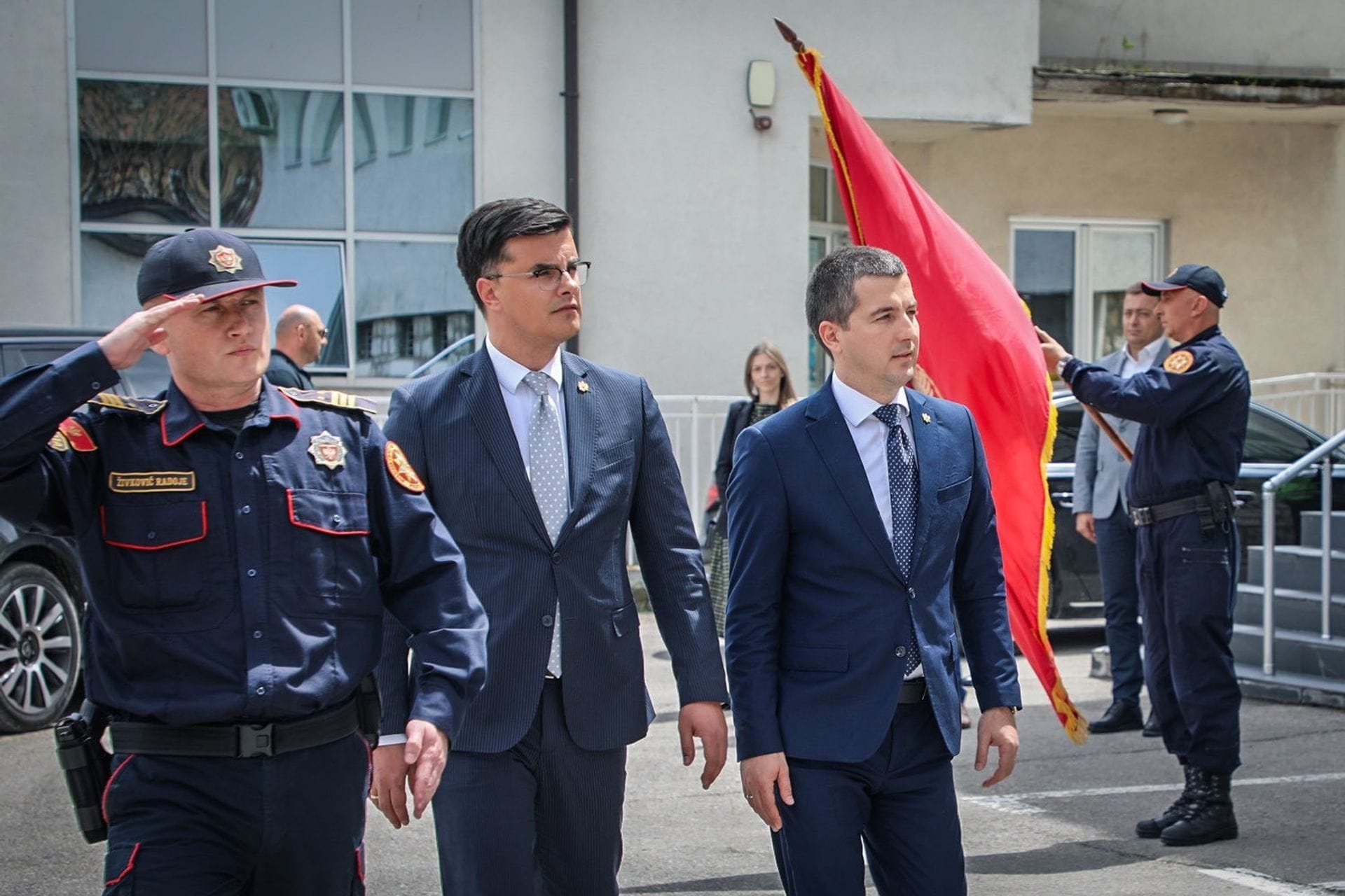 Potpredsjednik Bečić i ministar Šaranović posjetili Odjeljenje bezbjednosti Pljevlja
