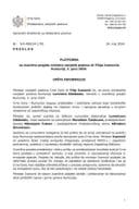Предлог платформе за званичну посјету министра вањских послова др Филипа Ивановића Румунији, 3. јуна 2024. године