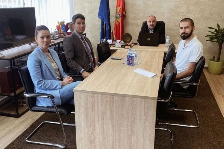 Predstavnici Udruženja Italia-Montenegro "Regina Elena" u posjeti Upravi