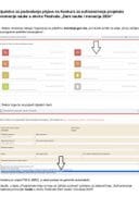 UPUTSTVO za podnošenje prijave