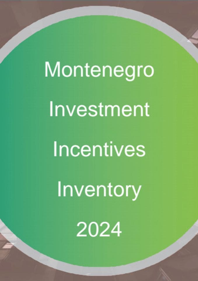 Investment incentives inventory 2024 Montenegro - presentation