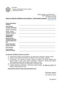 Zahtjev za izdavanje sertifikata za kućne ljubimce - nekomercijalno kretanje