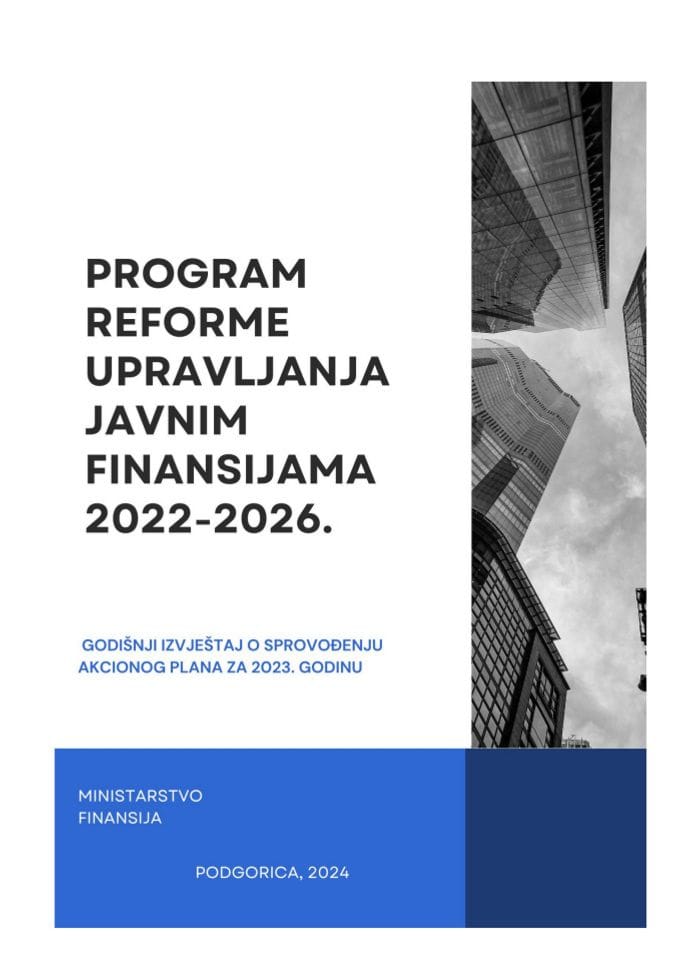 Годишњи извјештај о спровођењу Акционог плана за 2023. годину за Програм реформе управљања јавним финансијама за период 2022-2026