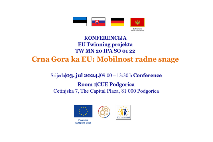 Конференција за медије „Црна Гора ка ЕУ: Мобилност радне снаге”