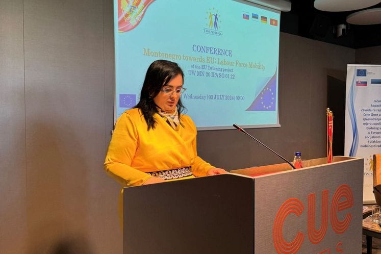 Министарка Нишић говорила на конференцији за медије „ЦГ ка ЕУ: Мобилност радне снаге“