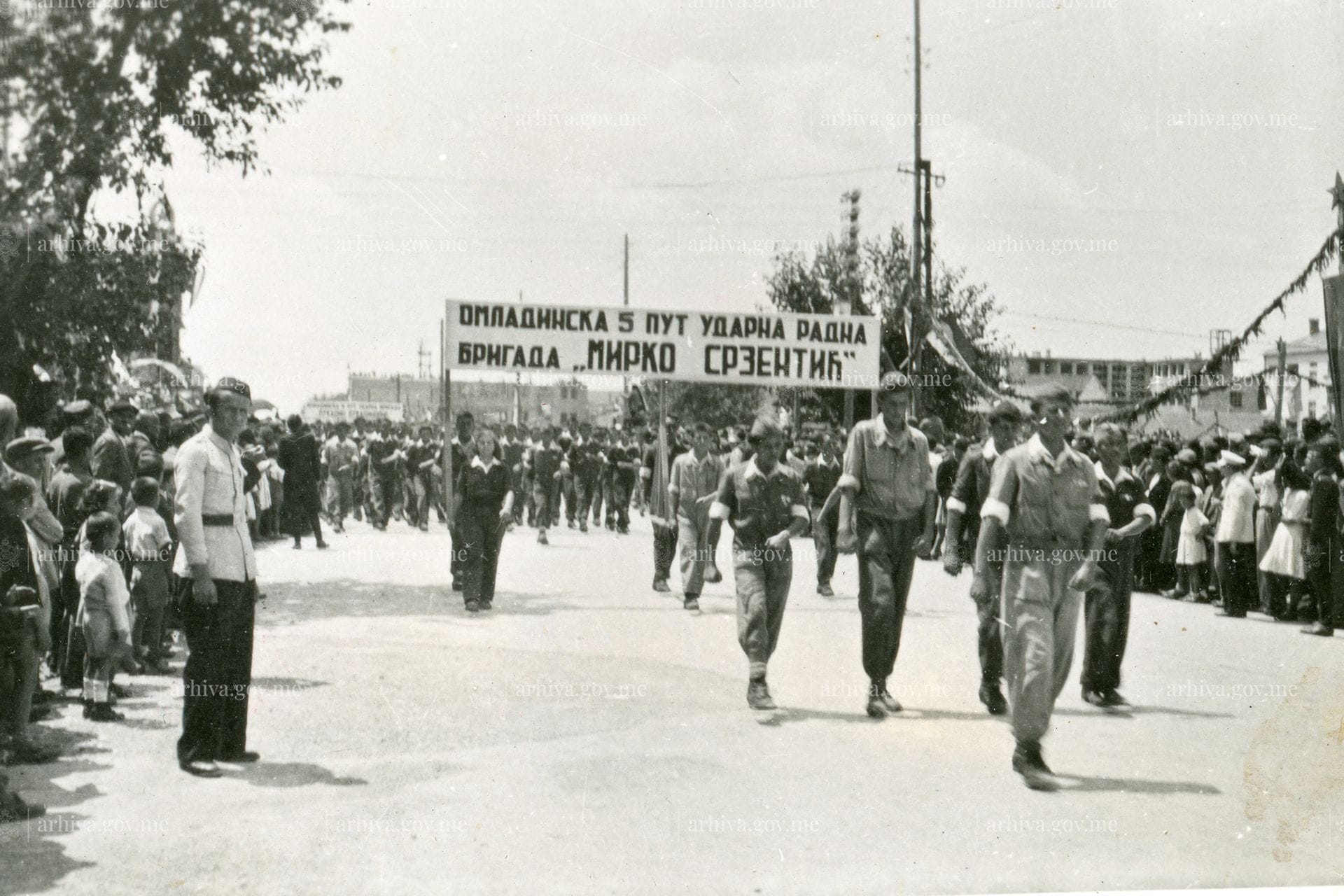 Proslava 13. jula 1948. godine u Titogradu