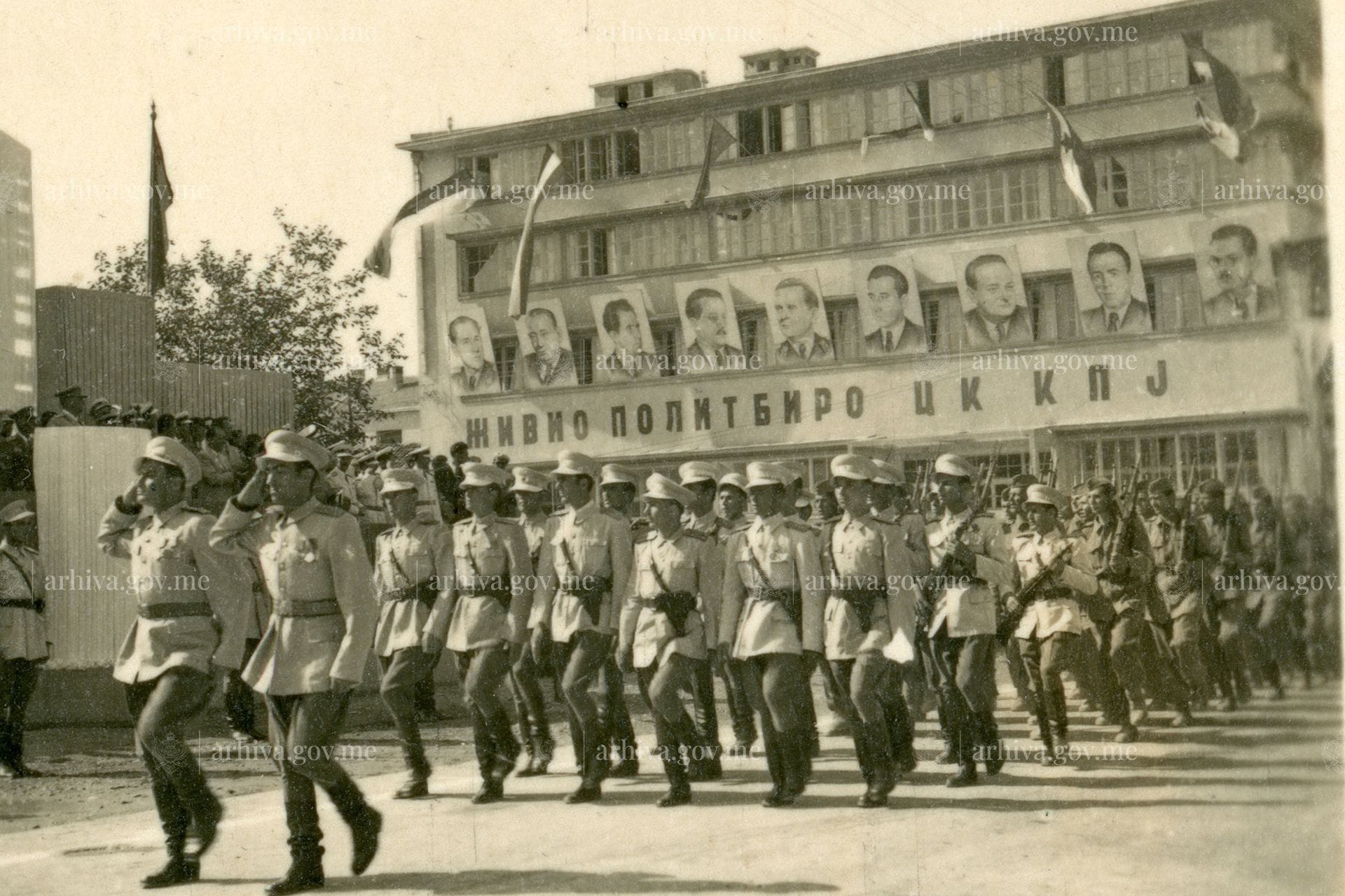 Proslava 13. jula 1951. godine u Titogradu