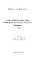 Protokol za liječenje spinalne mišićne atrofije lijekom Onasemnogene abeparvovec (Zolgensma®)