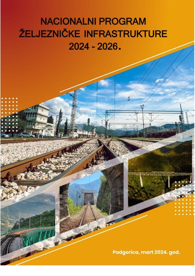 Predlog nacionalnog programa željezničke infrastrukture za period od 2024. do 2026. godine