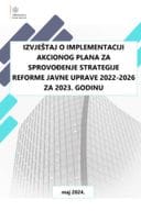 Izvještaj o implementaciji AP 2022-2024 Strategije reforme javne uprave za 2023. godinu