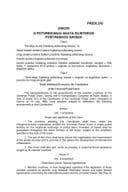 Predlog zakona o potvrđivanju akata Svjetskog poštanskog saveza