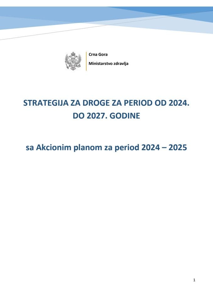 Nacrt Strategije za droge 2024-2027 sa Akcionim planom 2024-2025.docx