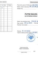 Издати путни налози - од 05.08. до 11.08.2024. године