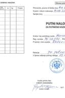 Издати путни налози - од 19.08. до 25.08.2024. године