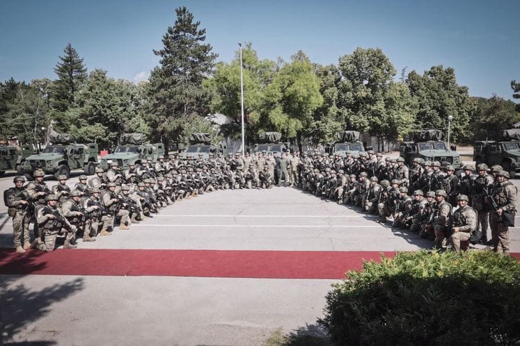 Prva pješadijska četa upućena na vježbu "Saber Junction"