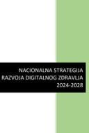 Nacrt Nacionalne strategije razvoja digitalnog zdravlja za period 2024-2028