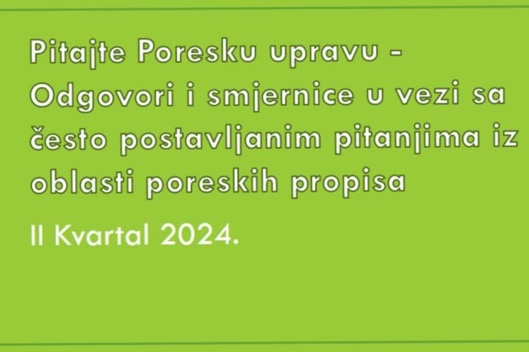 Pitajte Poresku upravu