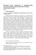 PROGRAM RADA PSIHOLOGA