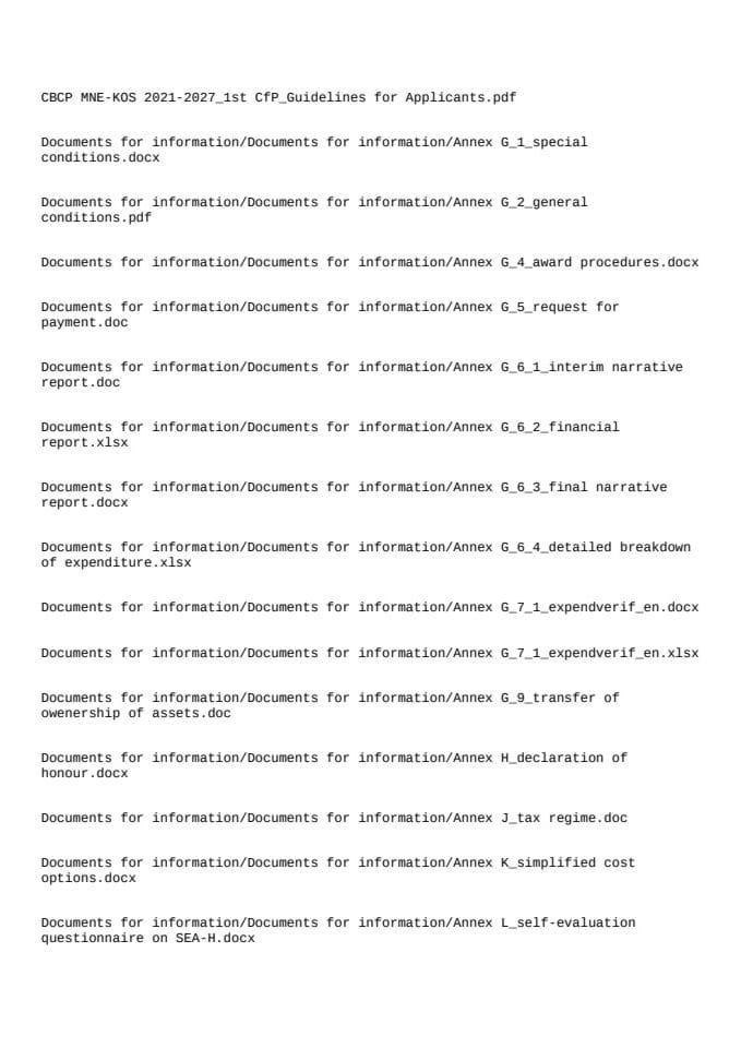 CBCP MNE-KOS 2021-2027_1st CfP_Application package
