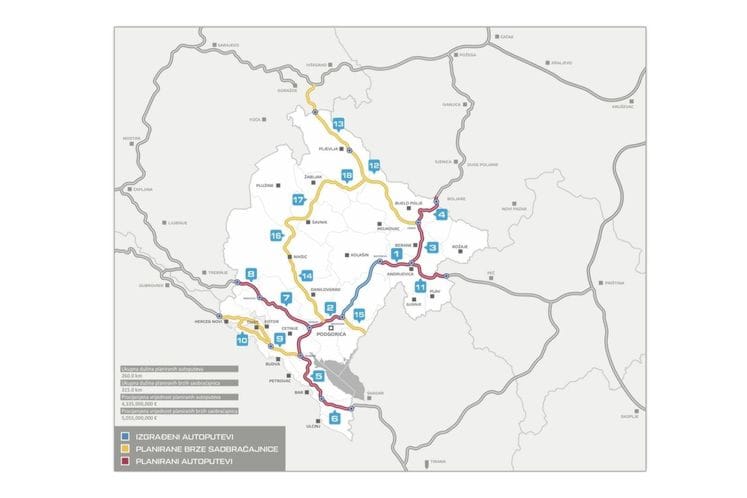 Potpisan ugovor za izradu Idejnog rješenja brze saobraćajnice, Podgorica – Tuzi (Božaj)