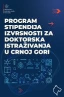 MPNI - Program stipendija izvrsnosti za doktorska istraživanja u Crnoj Gori