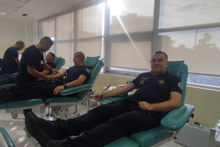Akcija davanja krvi u susret Danu unutrašnjih poslova