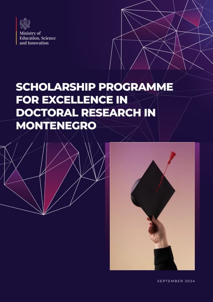 Scholarship Programme for Excellence in Doctoral Research in Montenegro