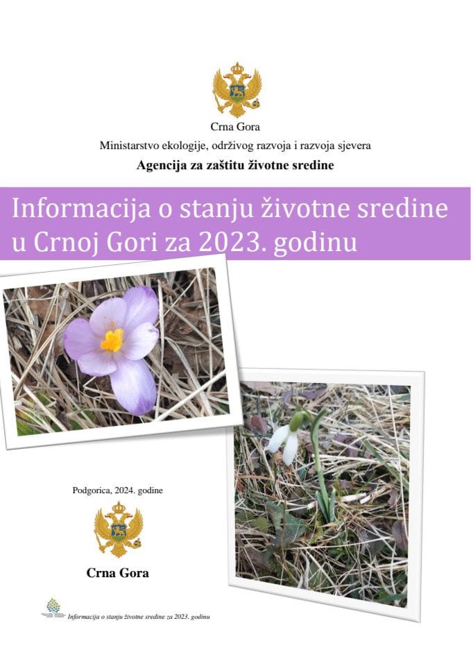 Informacija o stanju životne sredine u Crnoj Gori za 2023. godinu