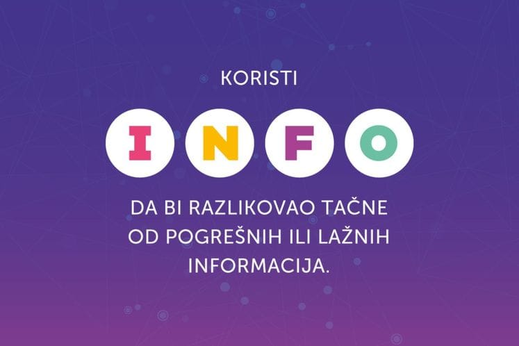 У сарадњи са Британском амбасадом почиње национална кампања о медијској писмености “ИНФО”