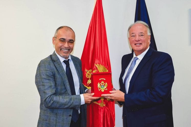 Marković sa Kovingtonom, savjetnikom Vrhovnog komandanta Savezničkih snaga za Evropu