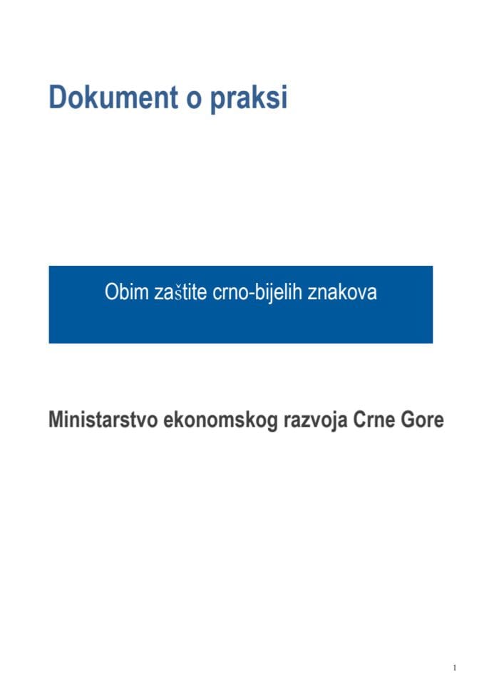 CP4 Dokument o praksi o obimu zaštite crno-bijelih znakova