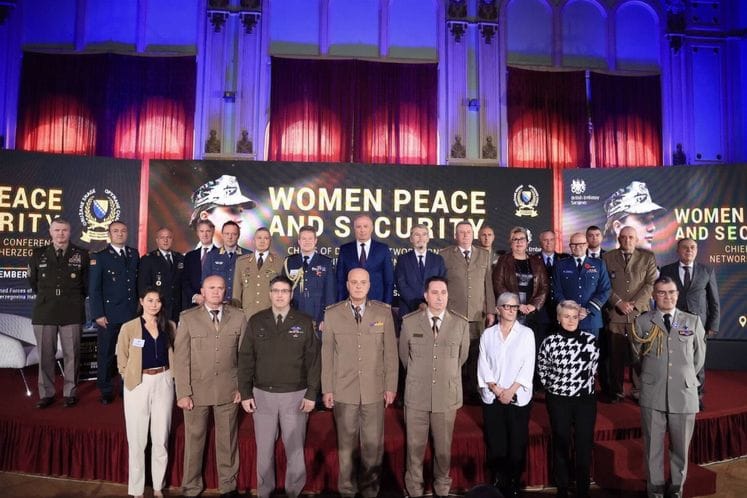 Vojska Crne Gore ističe ključnu ulogu žena u očuvanju mira i bezbjednosti na međunarodnoj konferenciji „Žene, mir i bezbjednost“