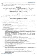 Правилник о ближој садржини пријаве за упис топографије у Регистар топографија и ближој садржини Регистра топографија