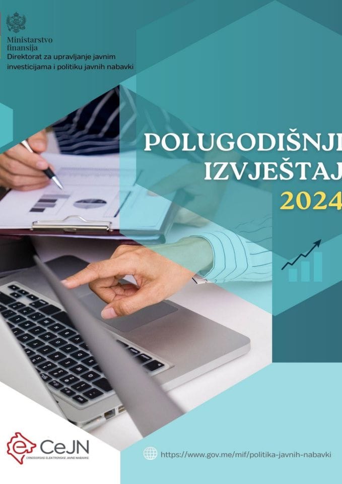 Polugodišnji izvještaj o javnim nabavkama za period od 1. januara do 30. juna 2024. godine